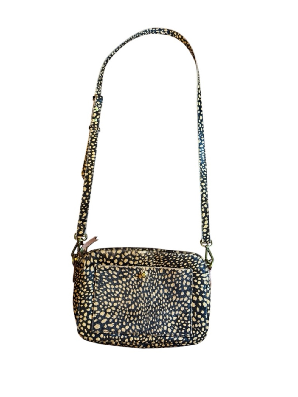 Madewell The Transport Camera Crossbody Bag in Leopard Print Calf Hair - Picture 5 of 13
